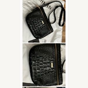 Black and turquoise Brahmin belt bags bundle